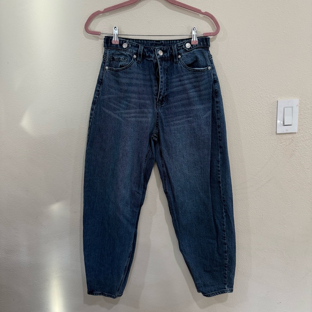 vintage dark blue jeans